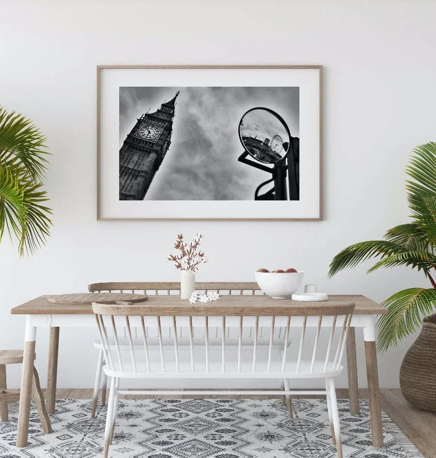 Big Ben B&W London Photography - 98types