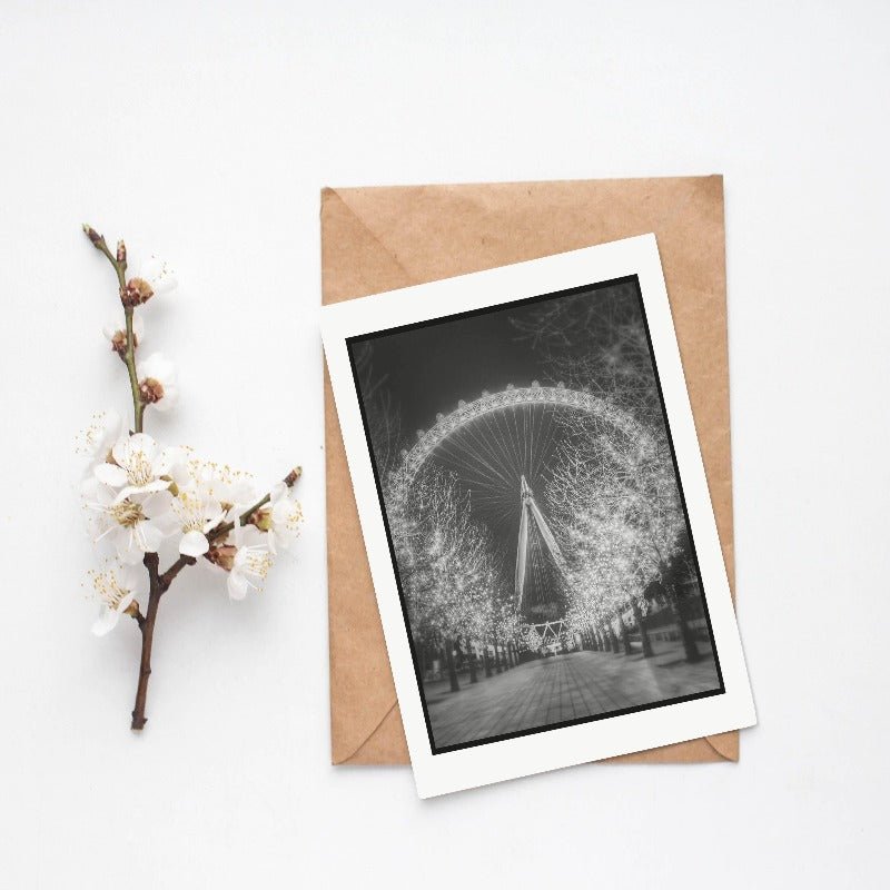London Eye Black And White Night Print - 98typesLONDON PHOTOS
