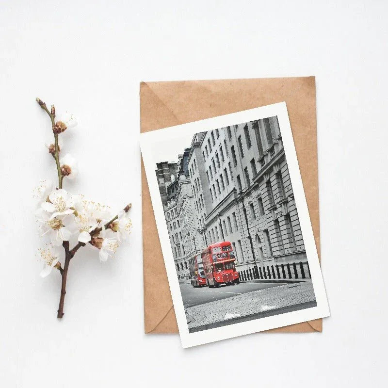 London Red Double Decker Bus Print - 98types