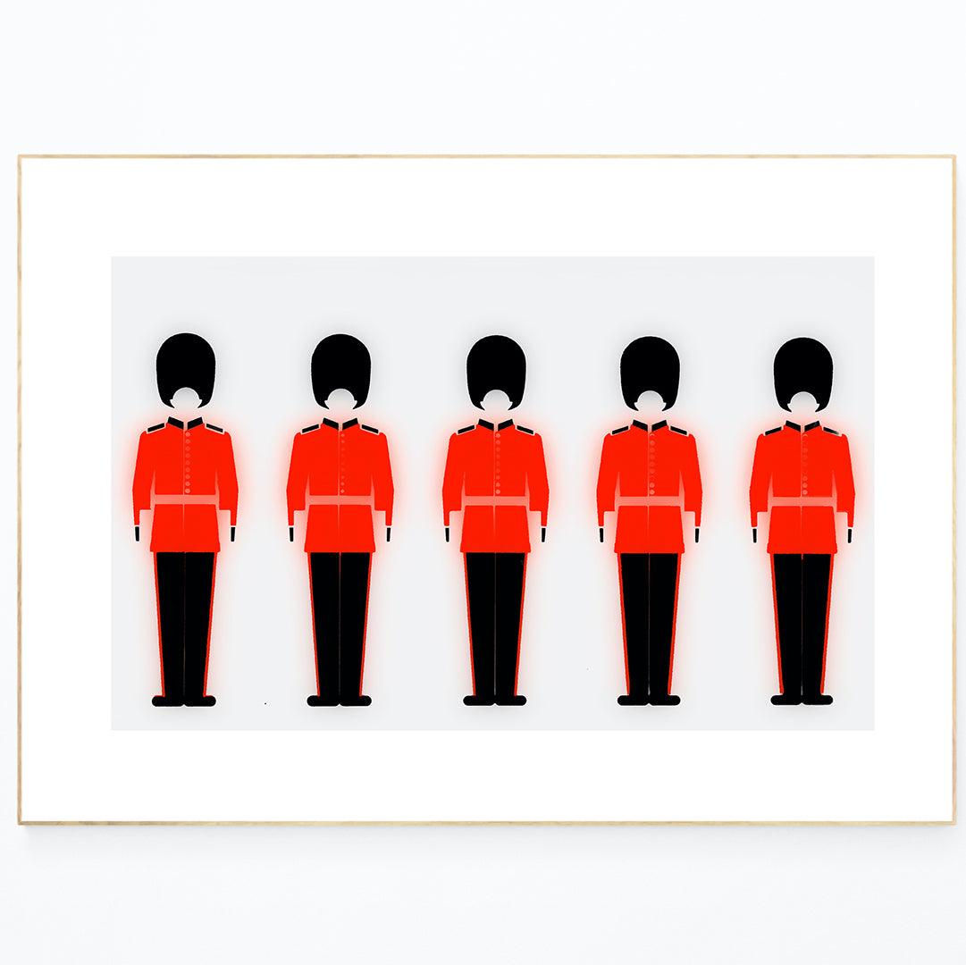 Queen's Guard Buckingham Palace Print - 98types