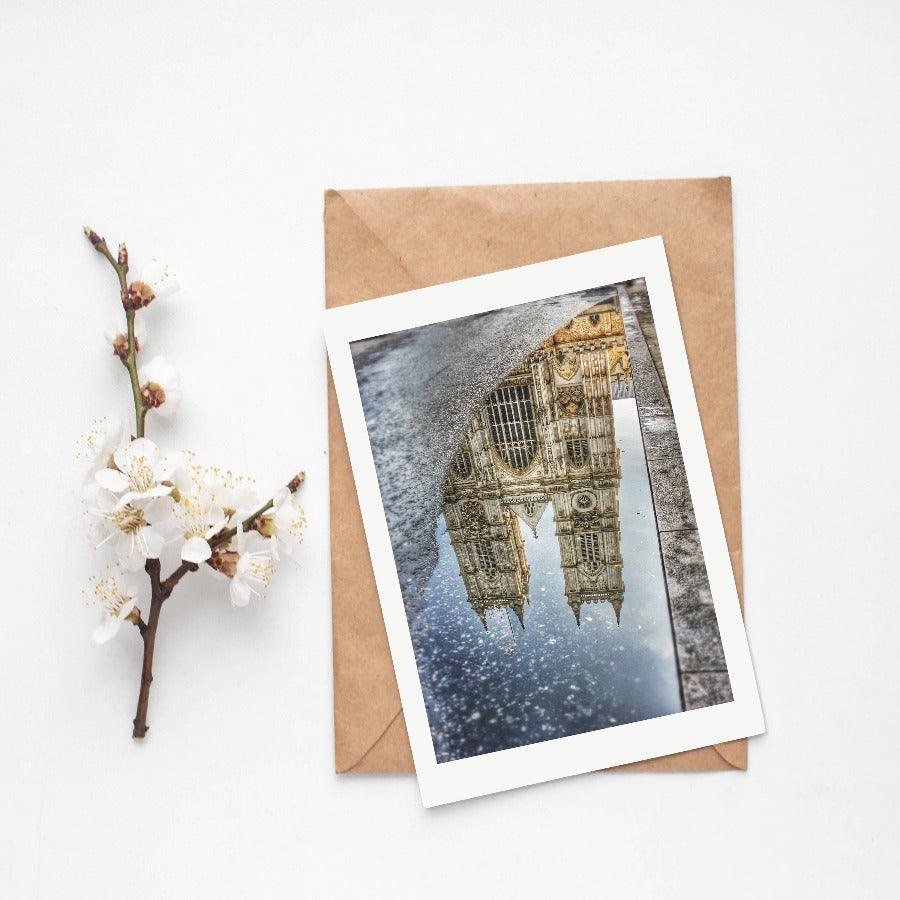 Westminster Abbey Reflection Puddle Poster - 98types