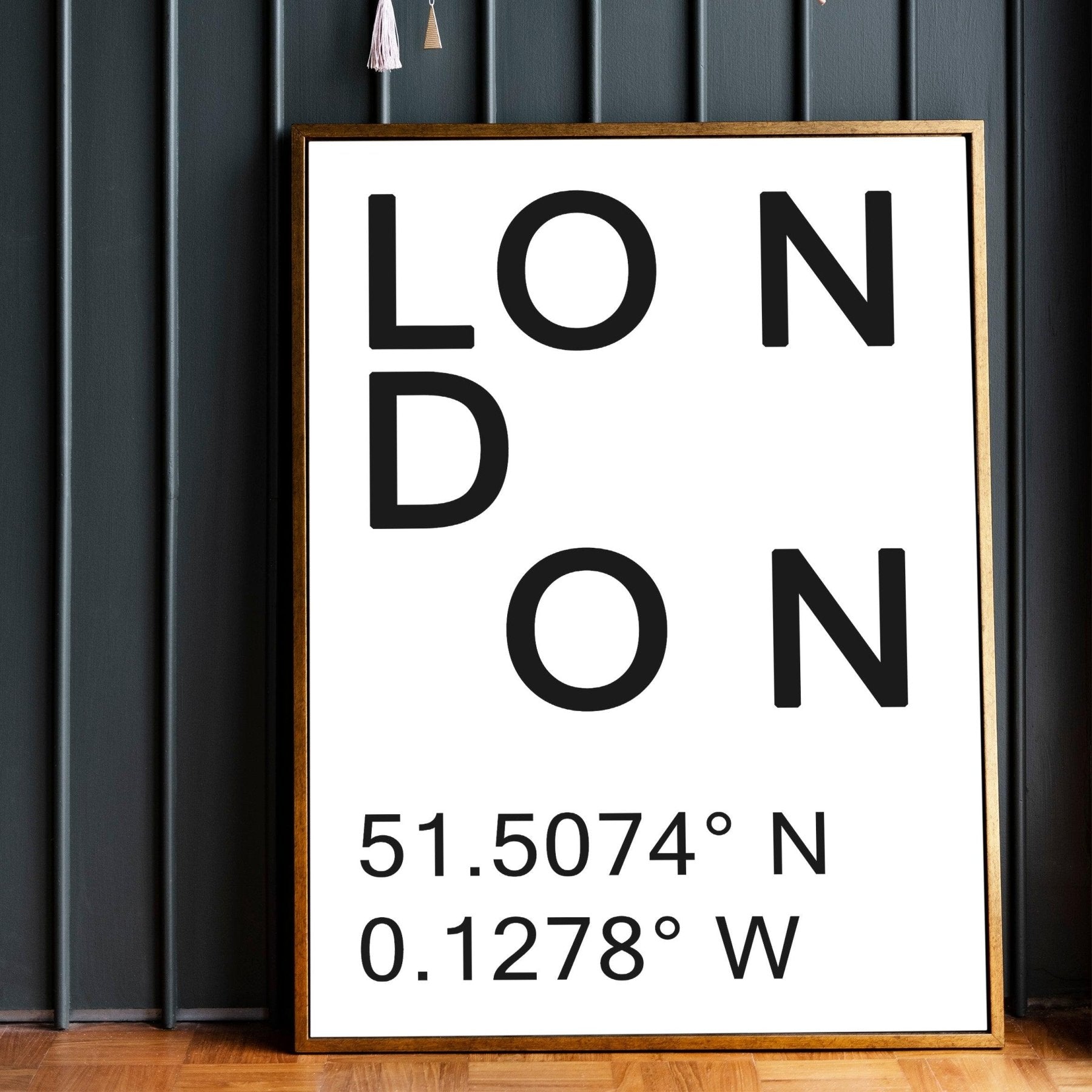 London Typography Print - 98types