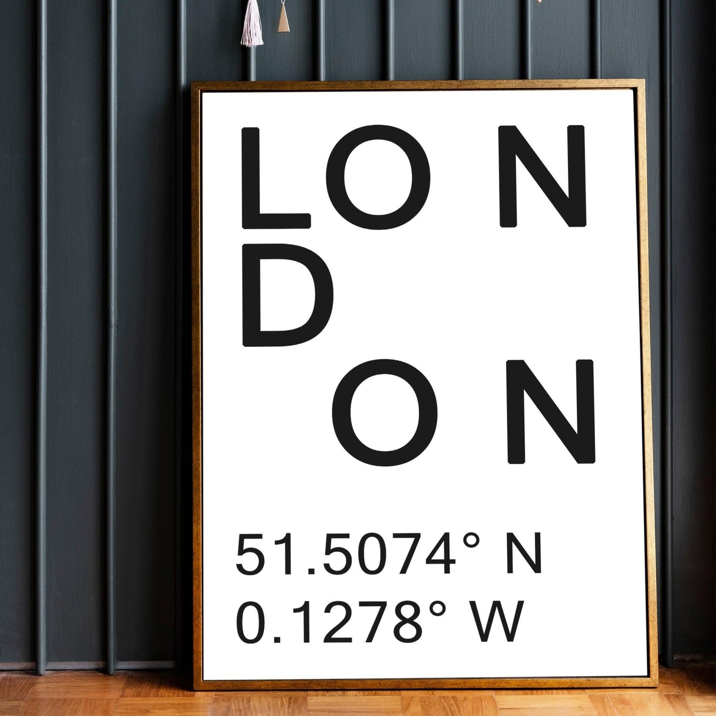 London Typography Print - 98types