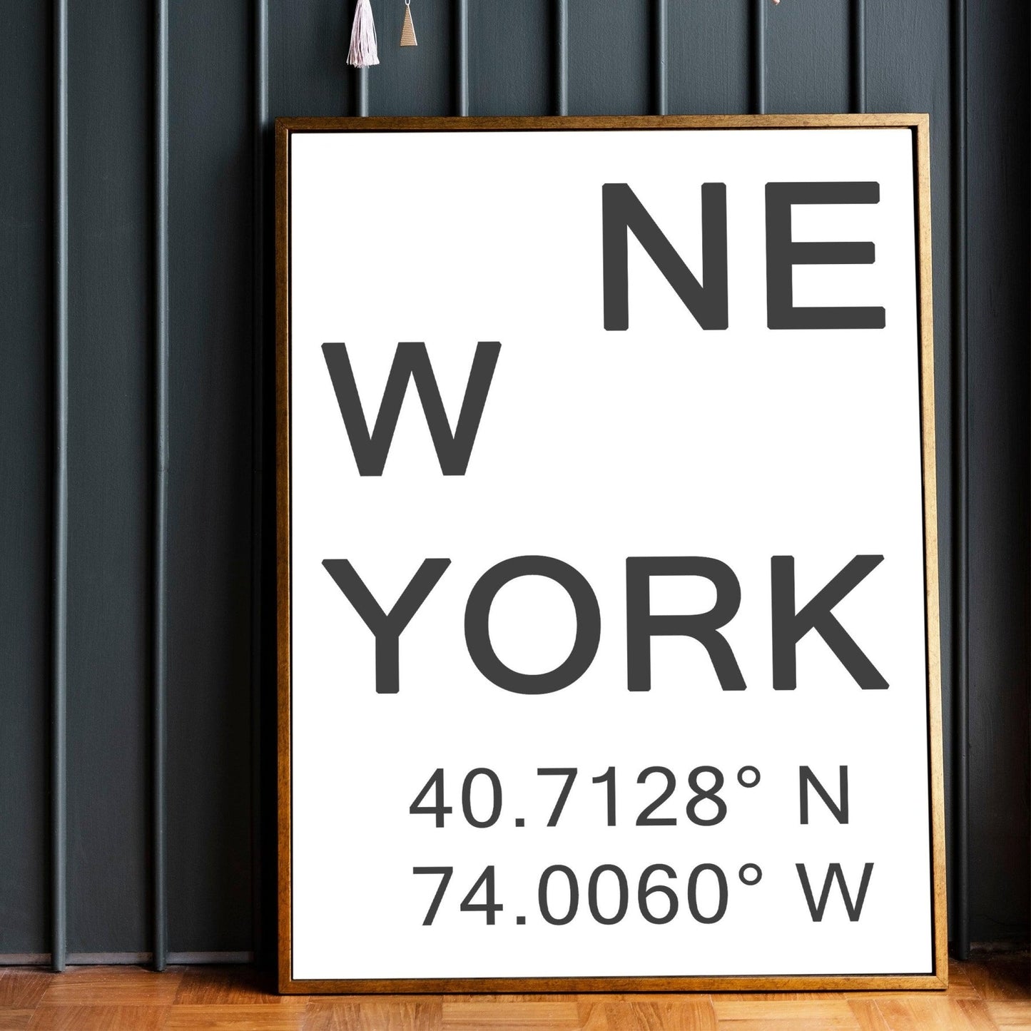New York Typography Print - 98types