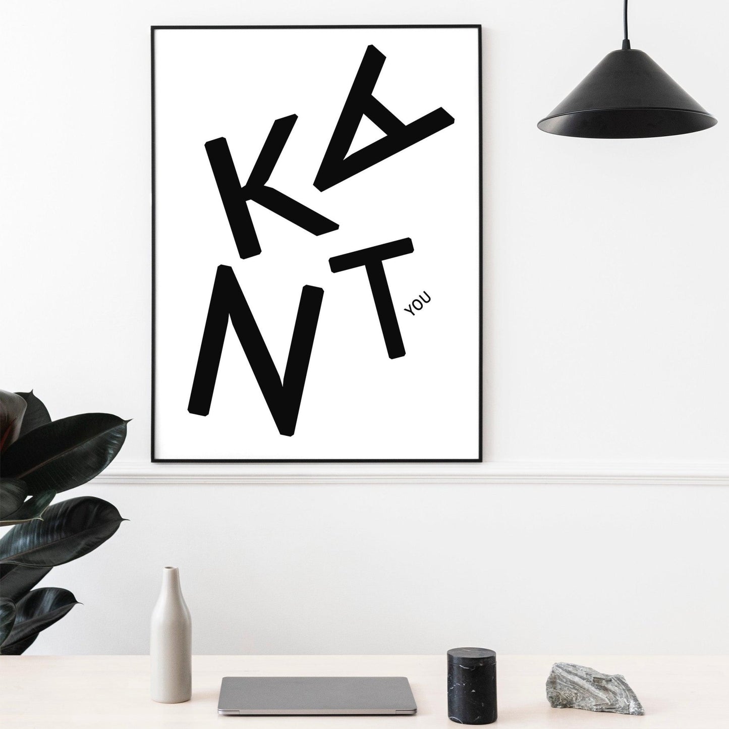 Thank You Typography Print - 98types