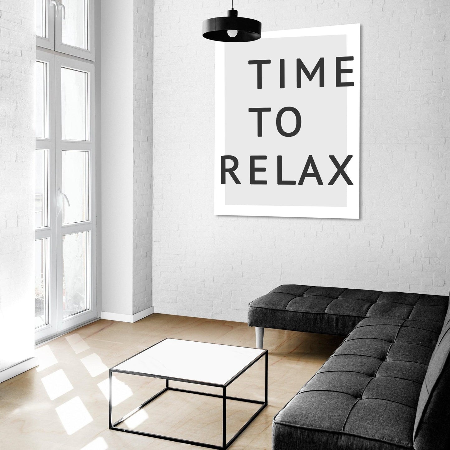 Time To Relax Typography Print - 98types