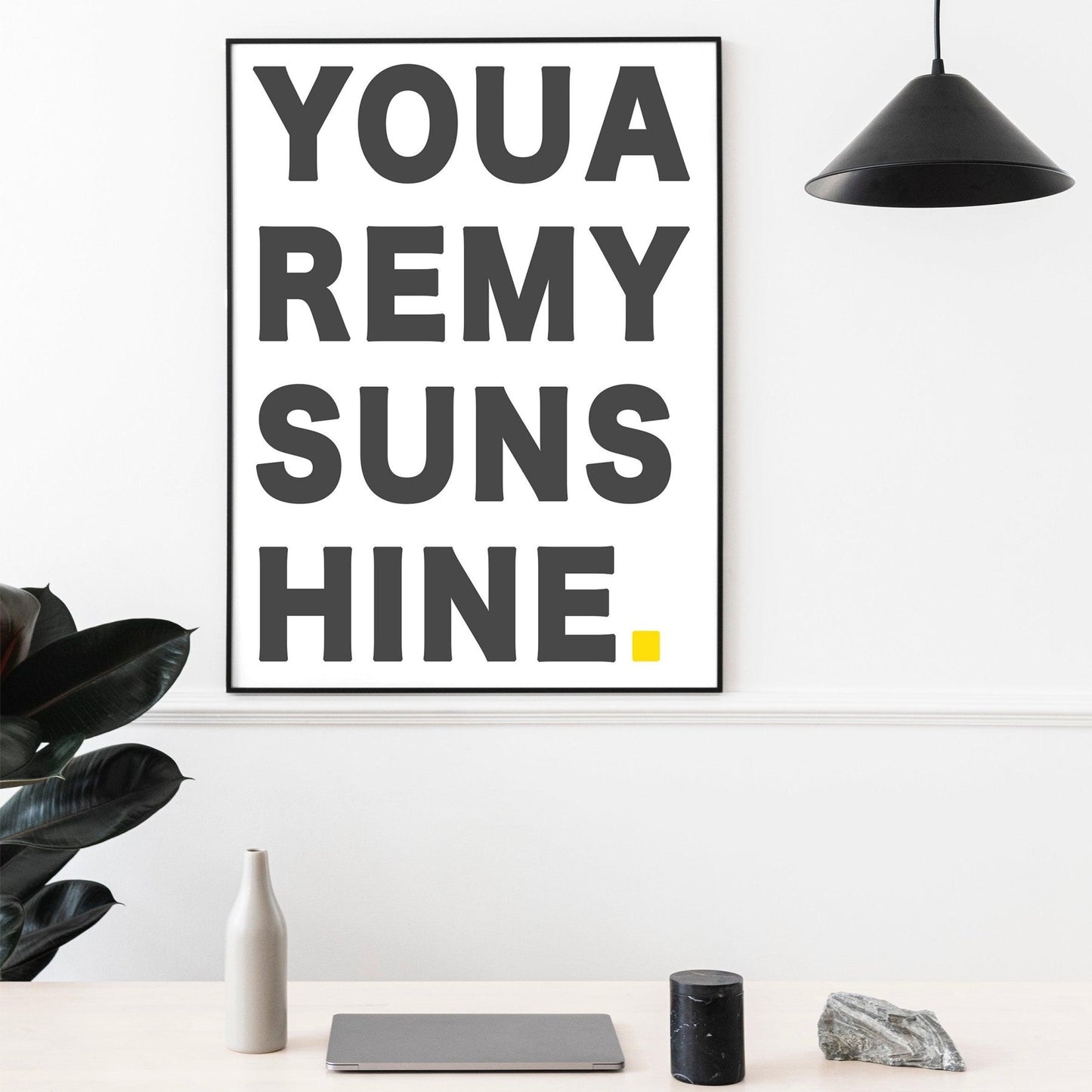 You Are My Sunshine Typography Print - 98typesMotivational Quotes