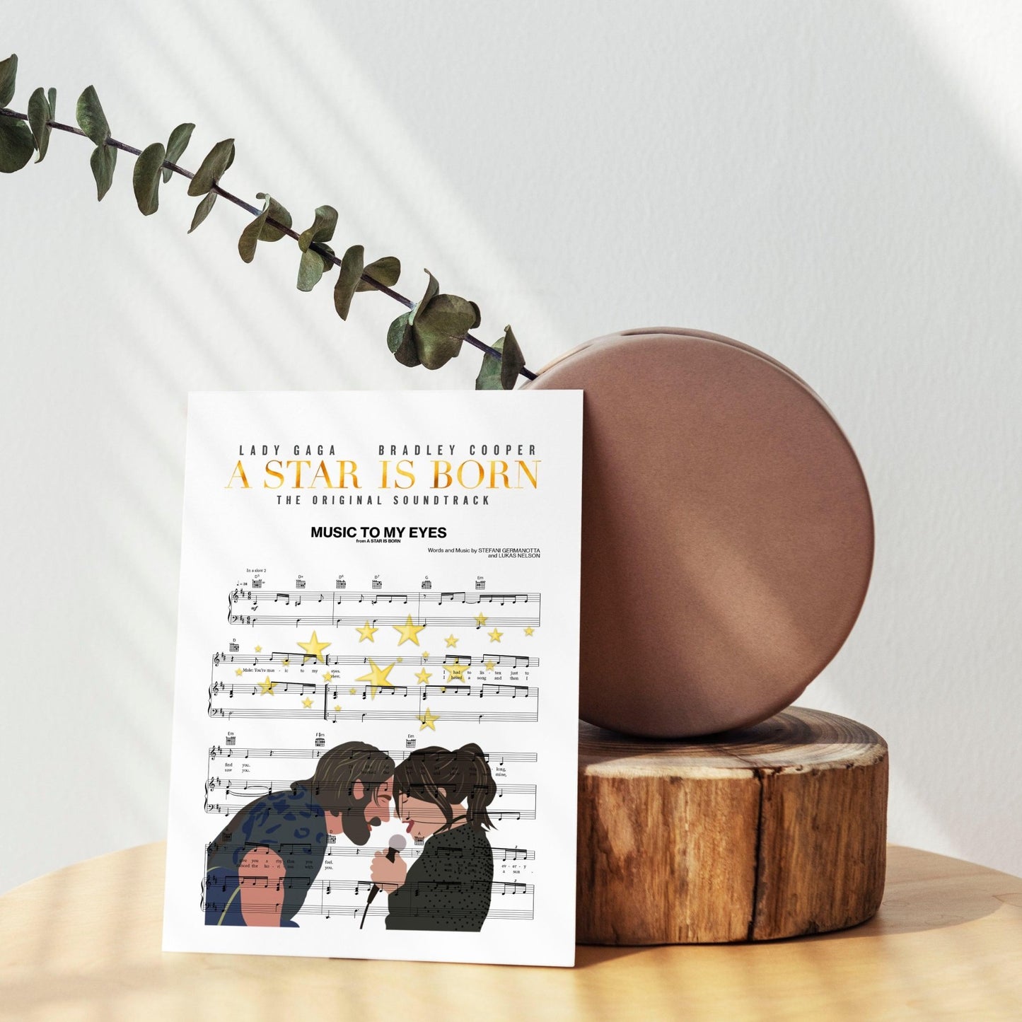 A Star Is Born - Lady Gaga - Music To My Eyes Print - 98types
