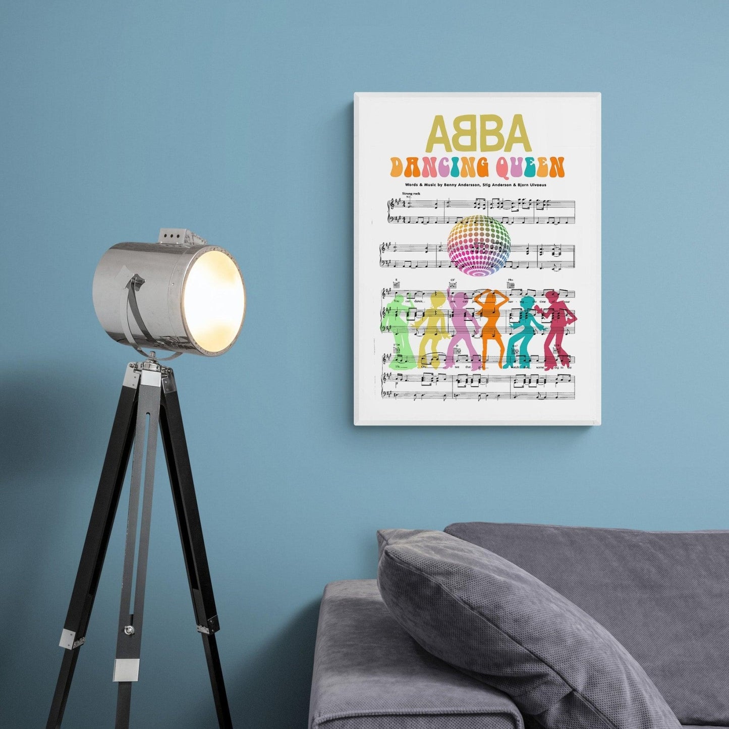 ABBA • Dancing Queen Song Lyric Print - 98typesMusic