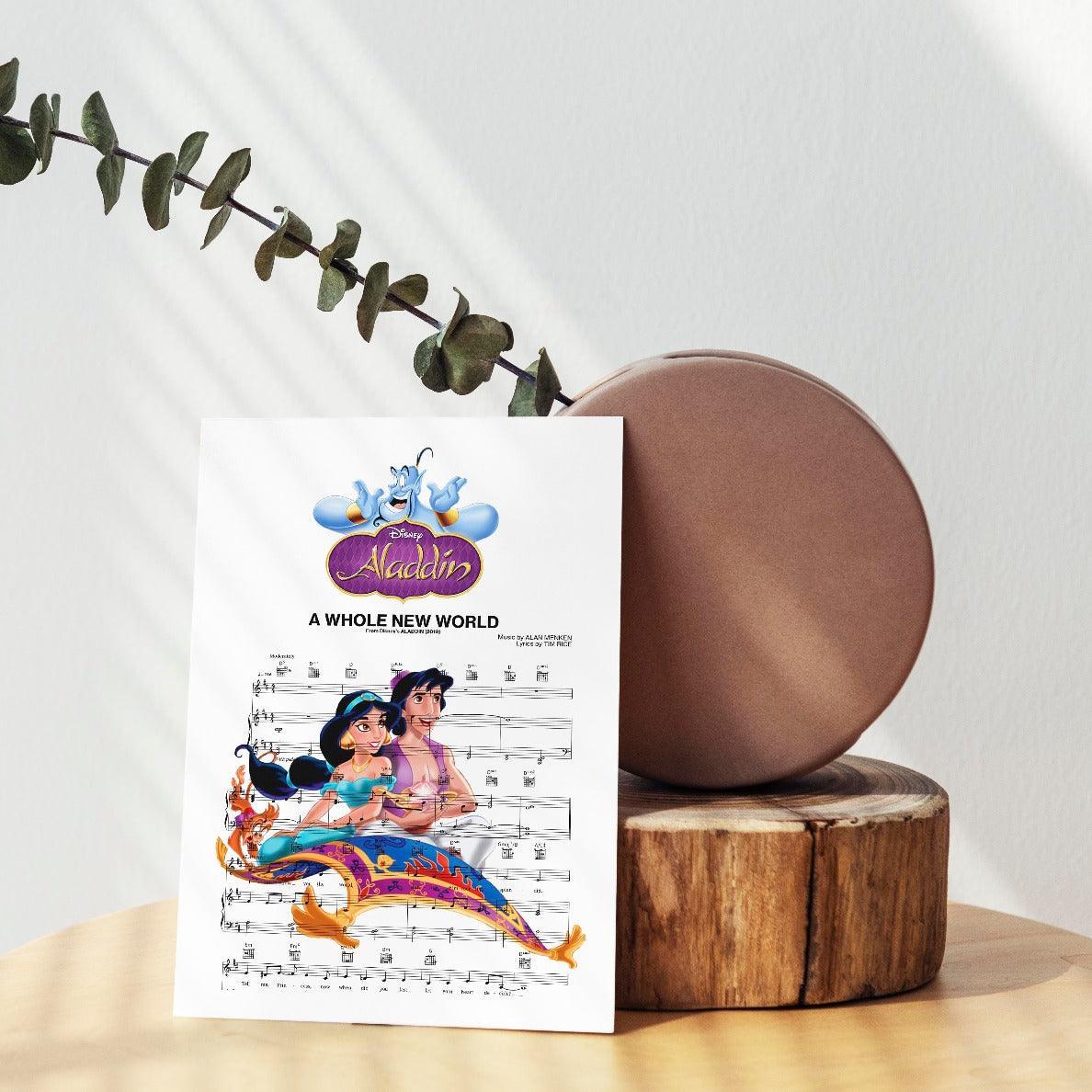 Aladdin - A WHOLE NEW WORLD Print - 98types