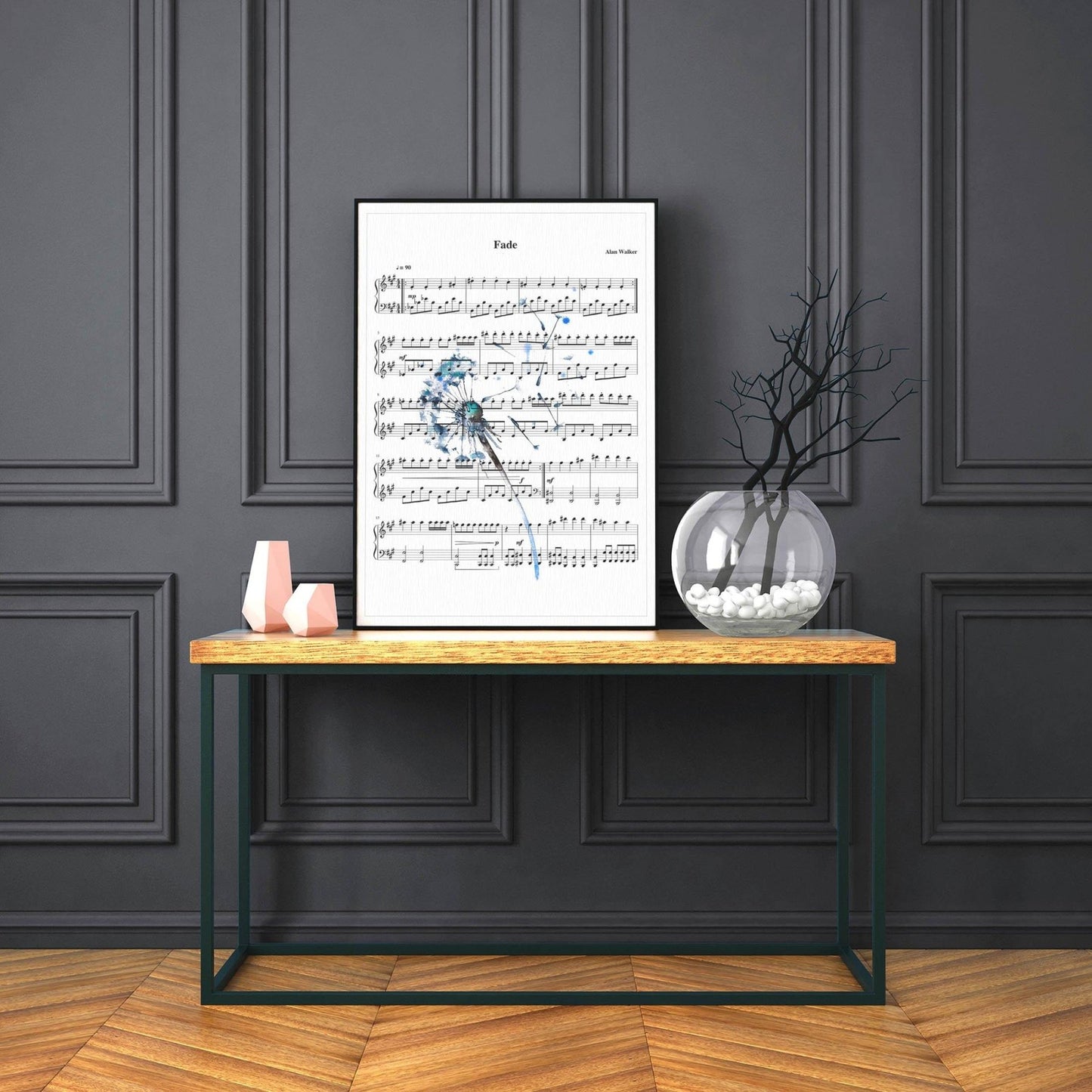 Alan Walker - Faded Theme Song Print | Sheet Music Wall Art - 98typesMusic