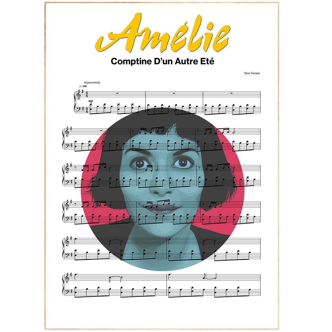 Amelie Song Print - 98typesMusic