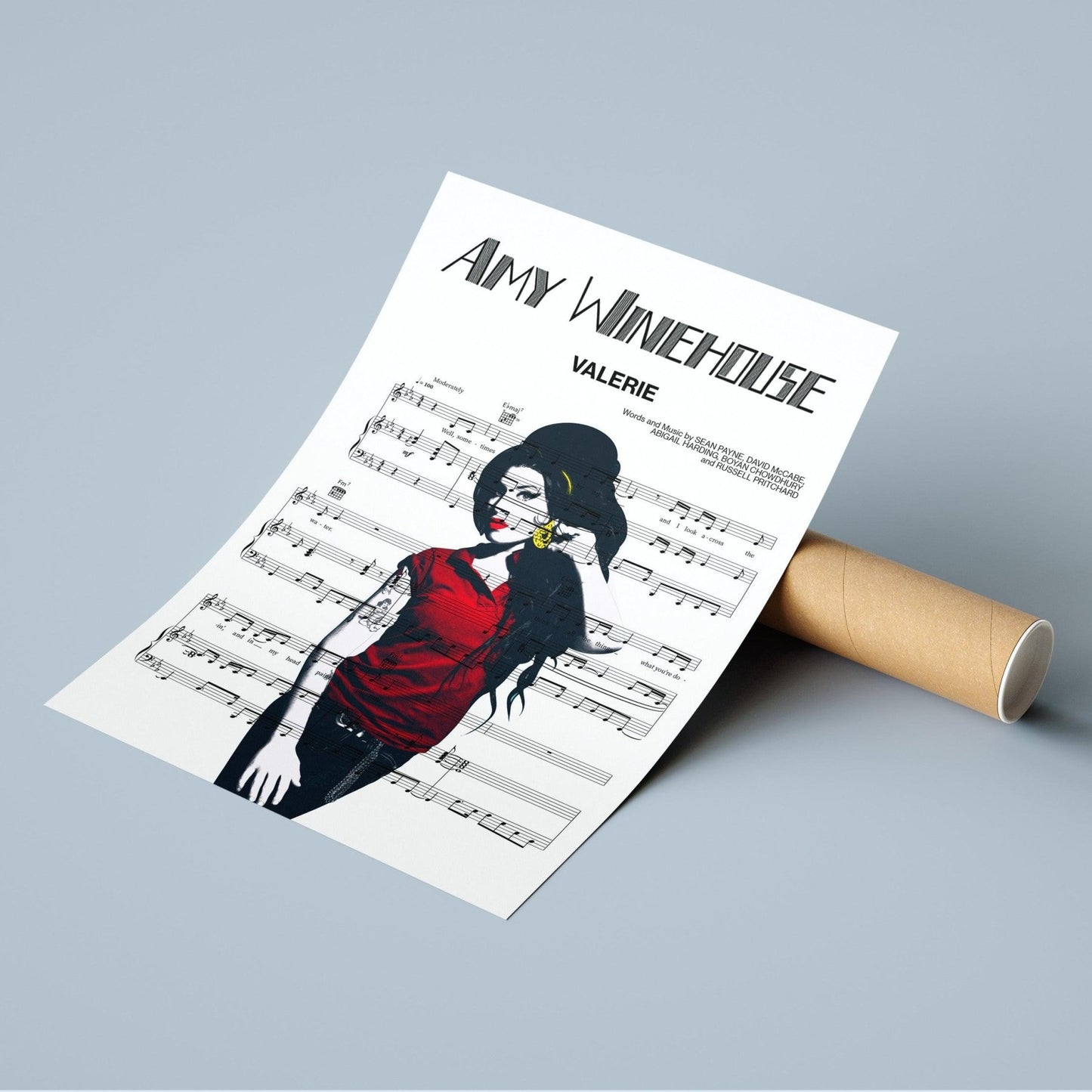 Amy Winehouse - Valerie Print - 98types