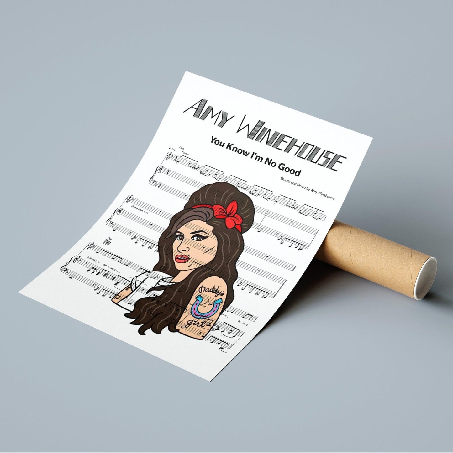 Amy Winehouse - You Know I'm No Good Print - 98types