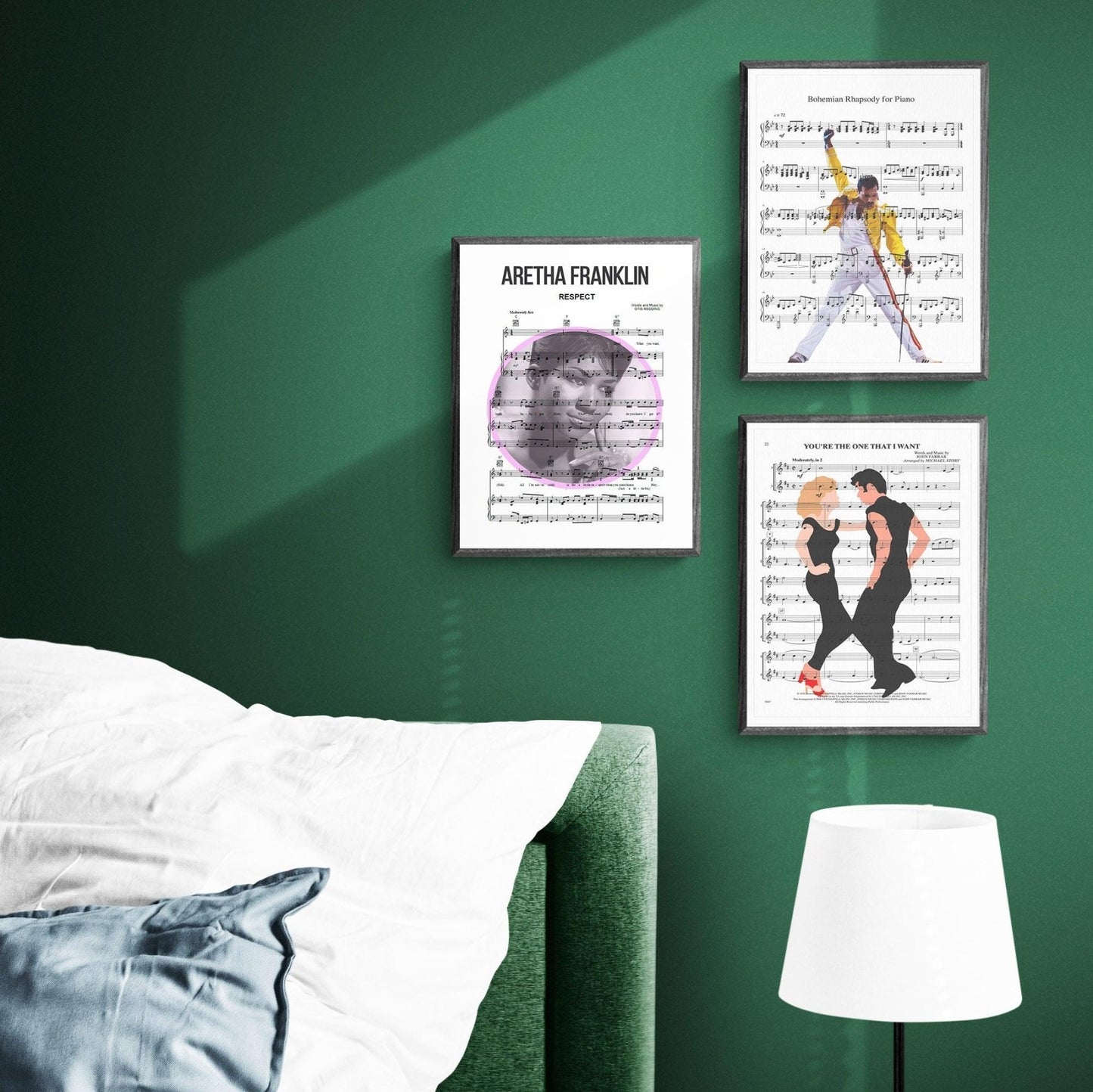 Aretha Franklin Respect 1967 song lyric print UK — soul wall art 260gsm archival matte Camden Market