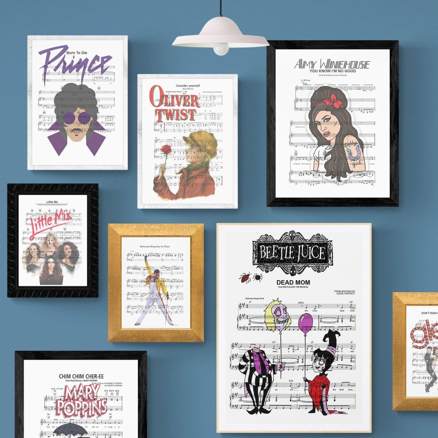 Beetlejuice the Musical ~ Dead Mom Song Music Print - 98types