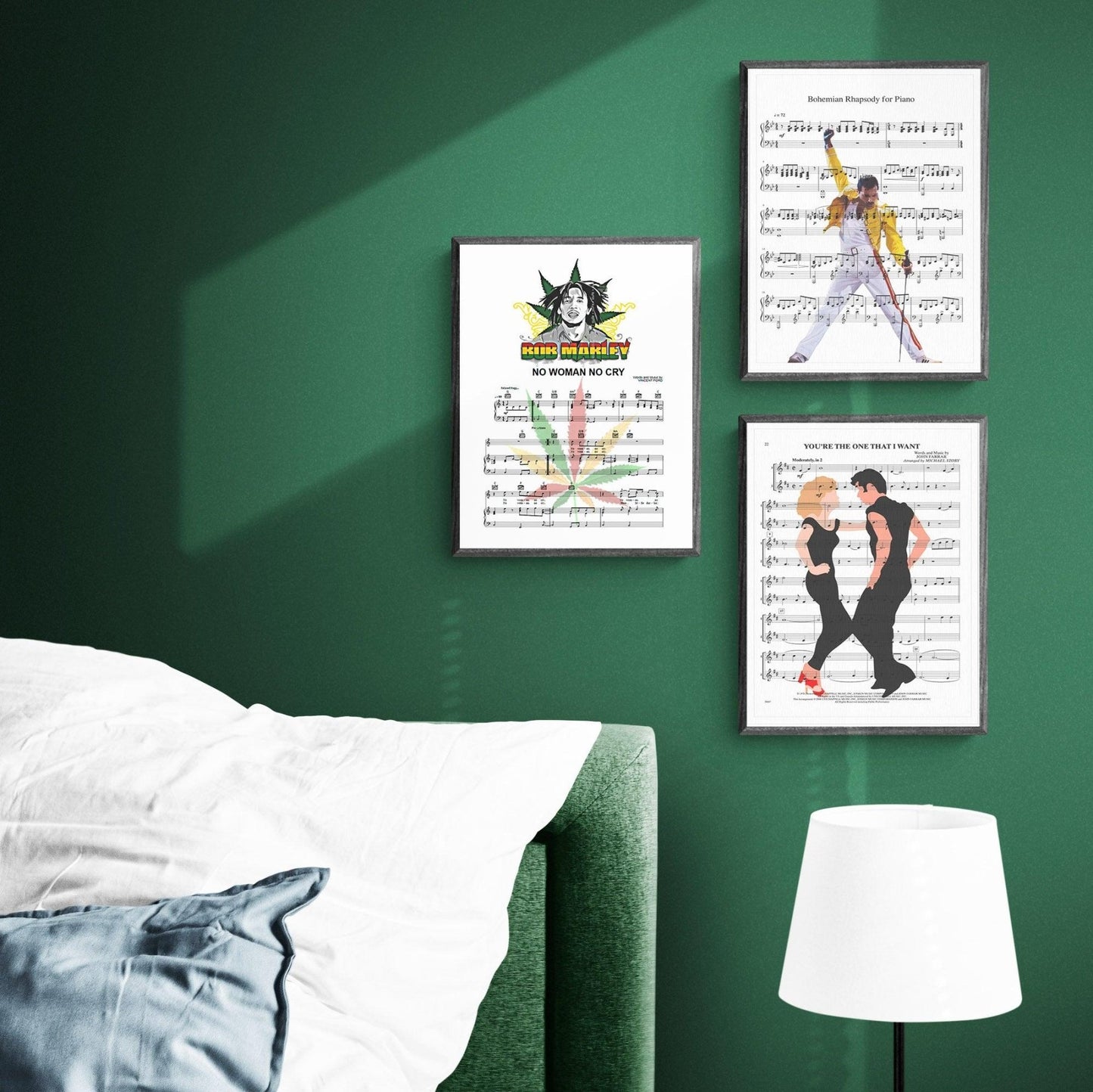 Bob Marley No Woman No Cry 1974 song lyric print UK — reggae Natty Dread wall art 260gsm archival matte Camden Market - 98types
