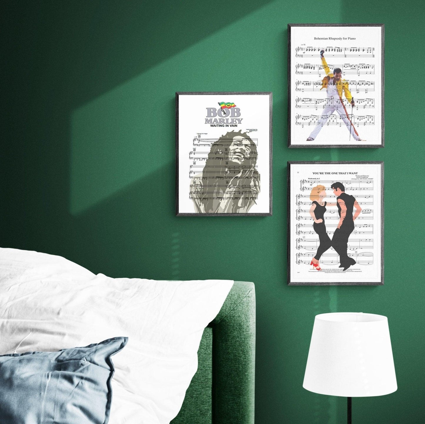 Bob Marley • Waiting in Vain Song Lyric Print - 98types