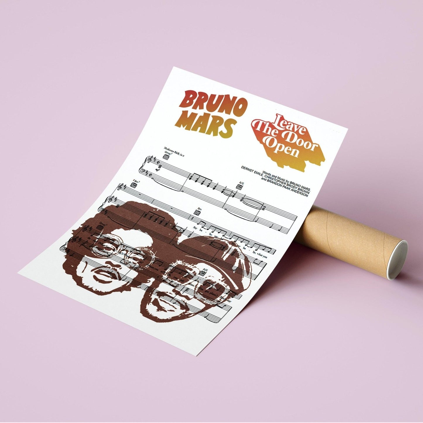 Bruno Mars - Leave the Door Open Poster - 98types