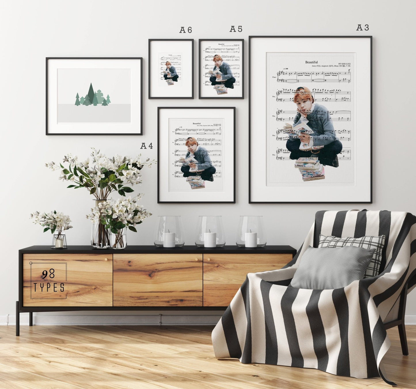 BTS - Beautiful Print - 98types