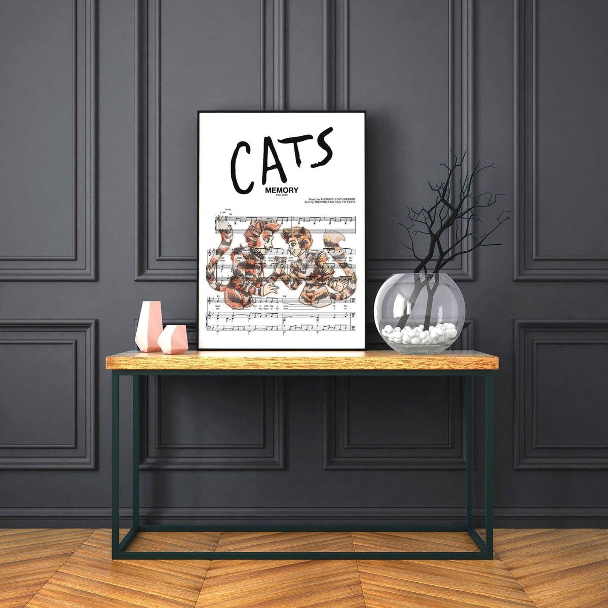Cats the Musical - Memory Poster song lyric print by 98 Types – view 2