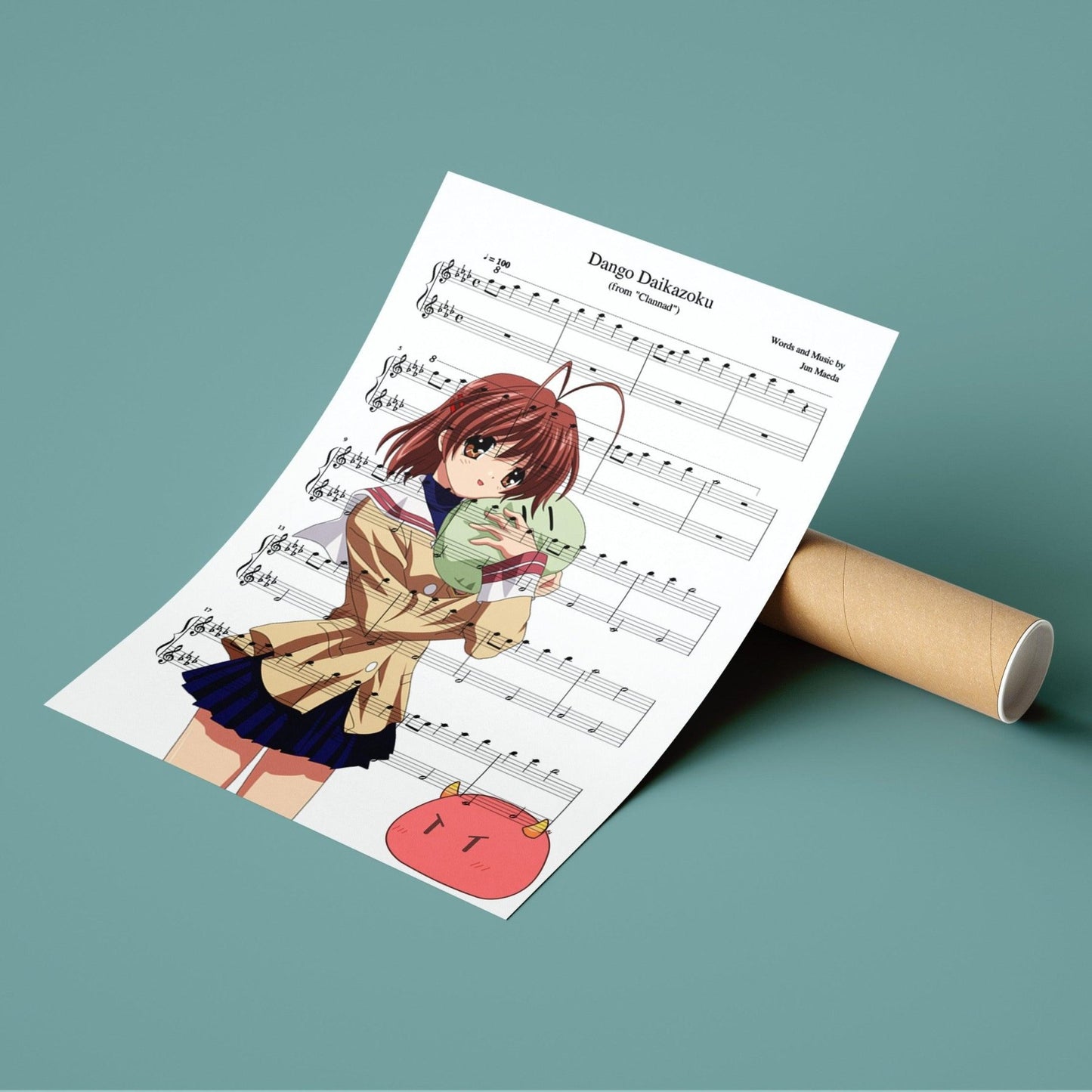 CLANNAD - Dango Daikazoku Print - 98typesMusic