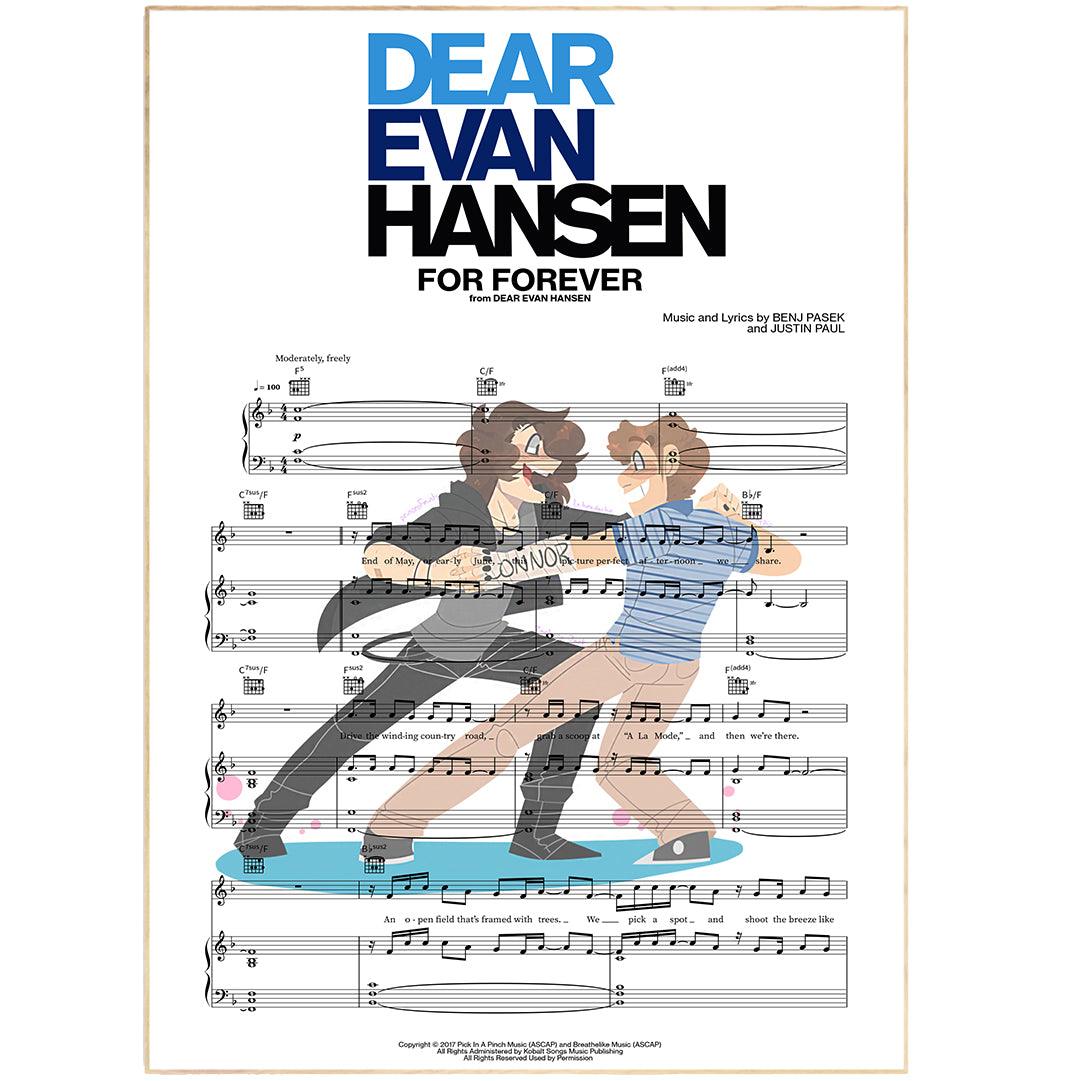 Dear Evan Hansen - FOR FOREVER Poster - 98types