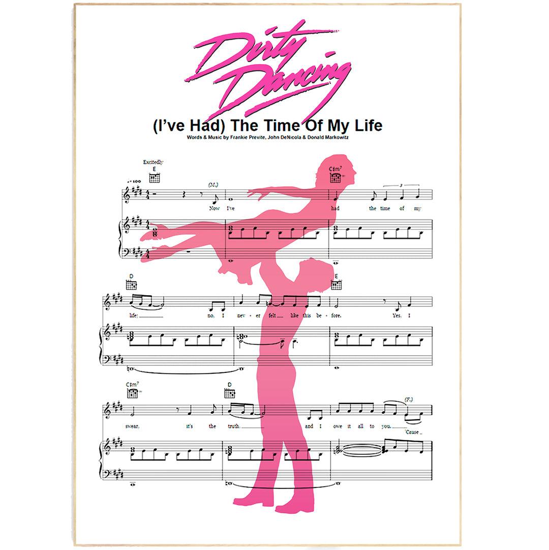 Dirty Dancing • The Time Of My Life Print - 98types