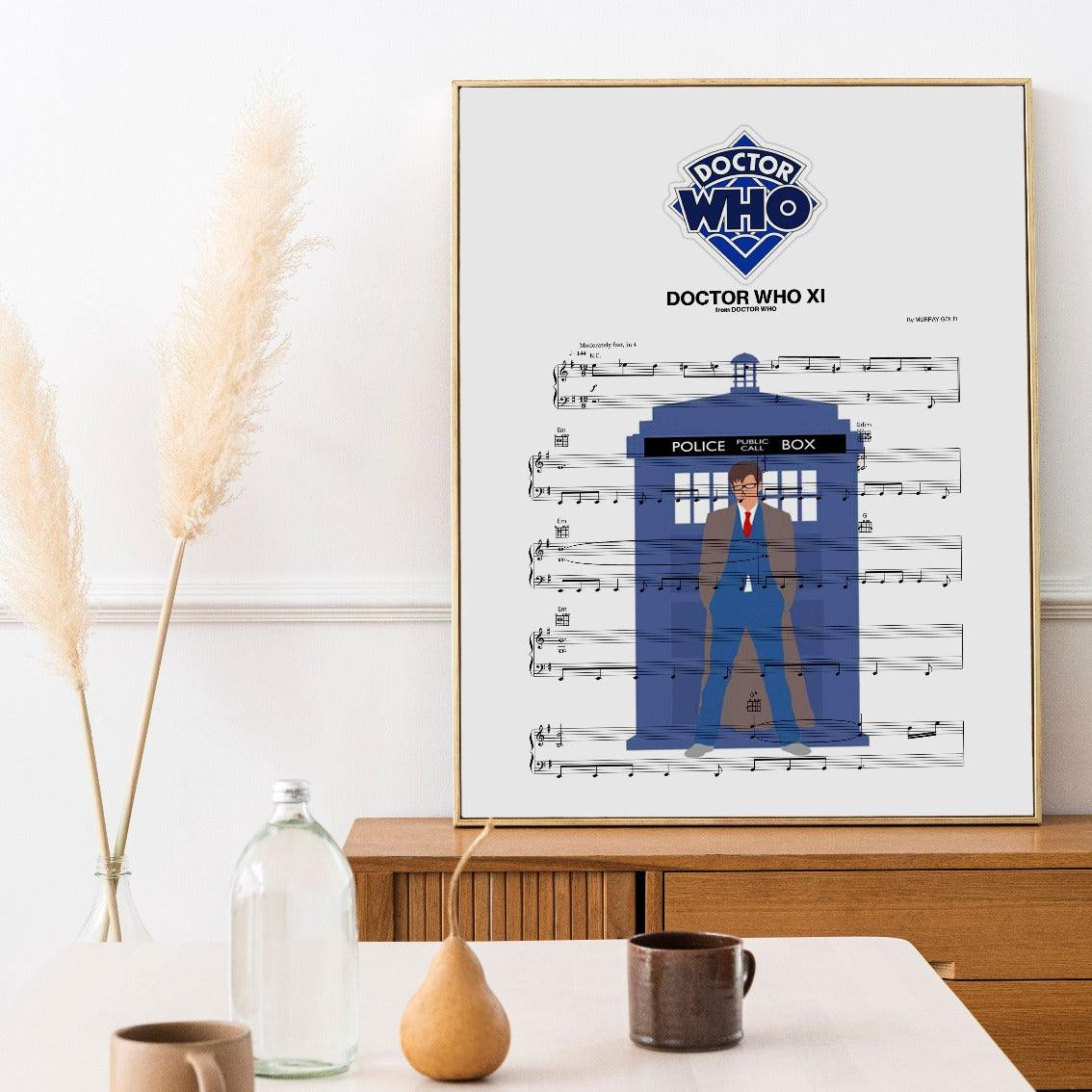 DOCTOR WHO Main Theme Poster - 98typesMusic