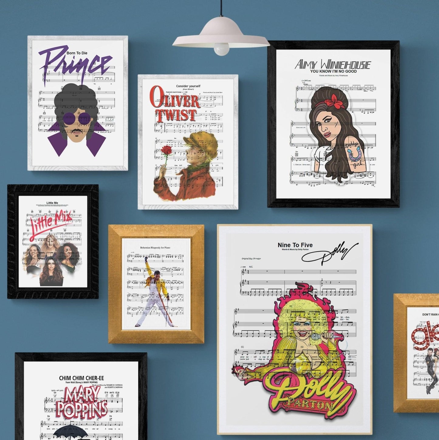 Dolly Parton - 9 To 5 Print - 98types