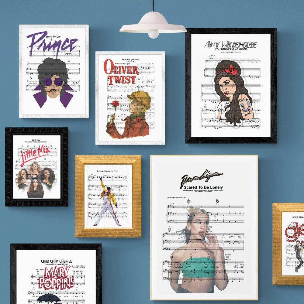 Dua Lipa - Scared To Be Lonely Poster - 98types