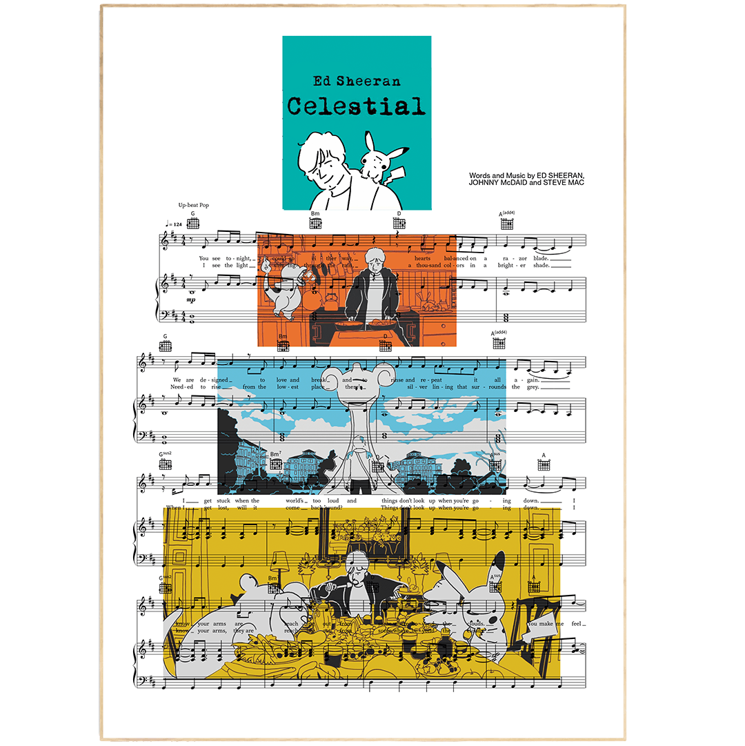 Ed Sheeran - CELESTIAL Poster - 98typesMusic