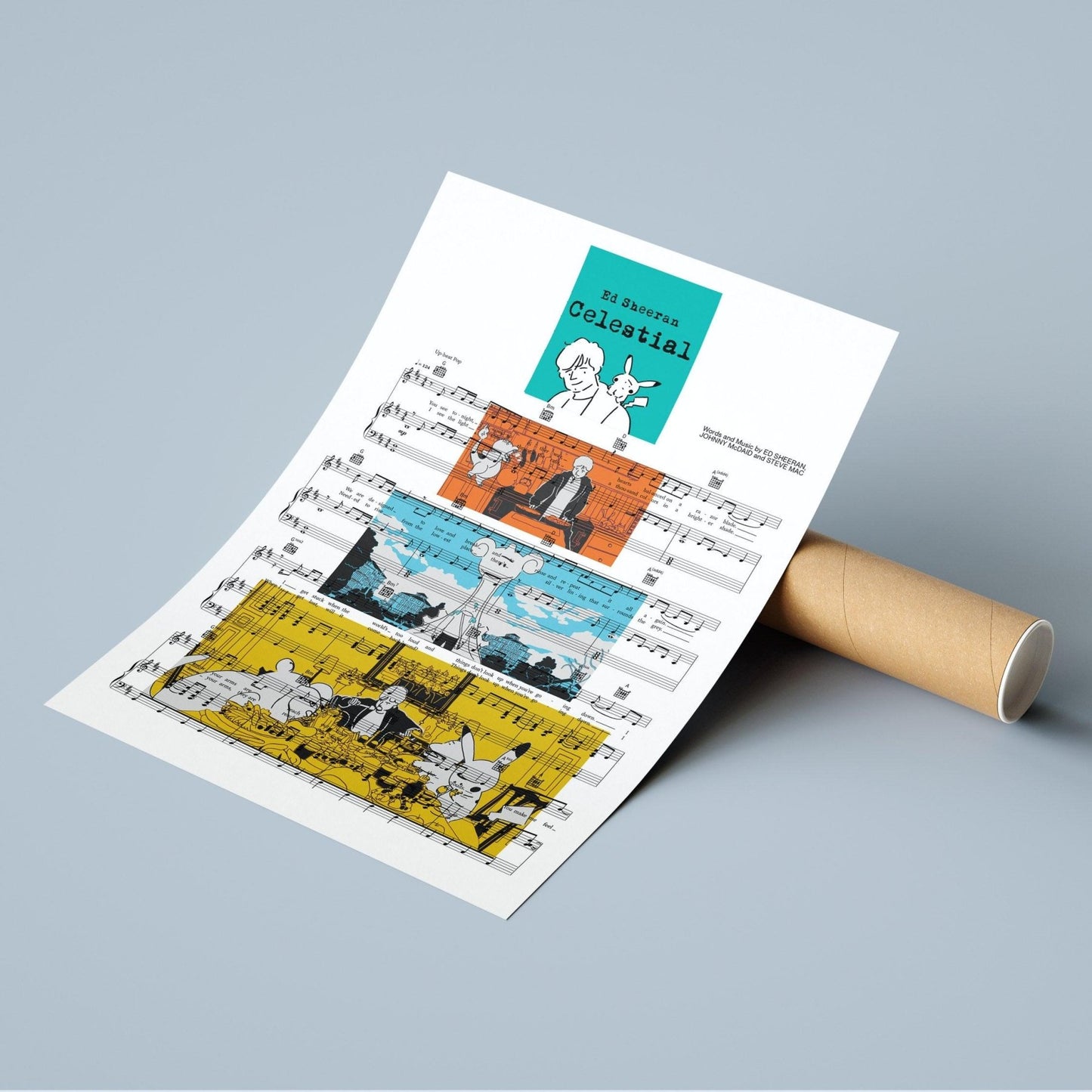 Ed Sheeran - CELESTIAL Poster - 98typesMusic