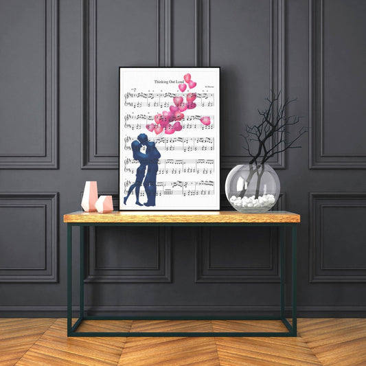 Ed Sheeran - Thinking Out Loud Theme Song Print - 98types