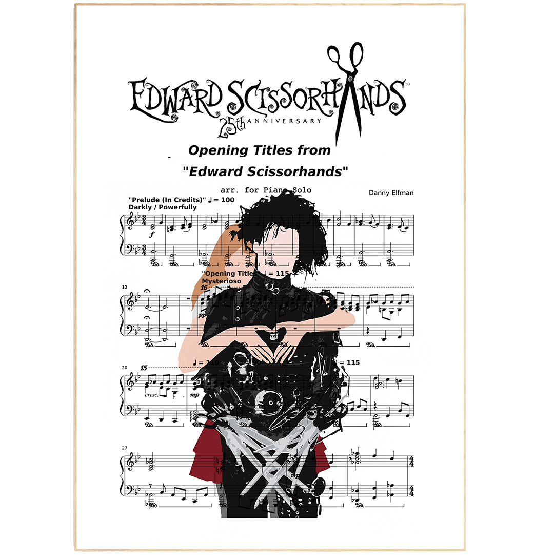 Edward Scissorhands Main Theme Poster - 98types