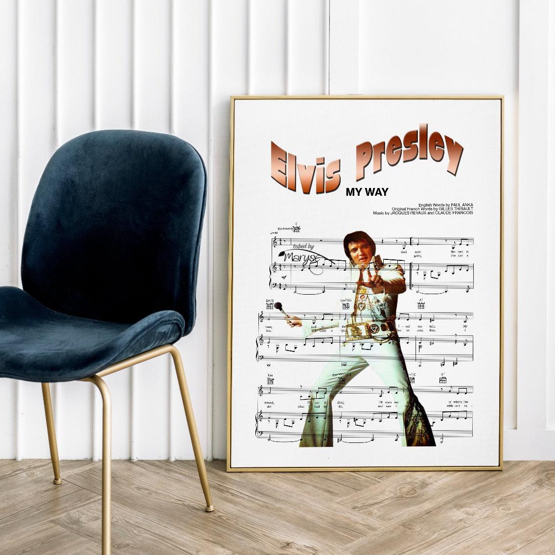Elvis Presley - I did it my way Print - 98typesMusic