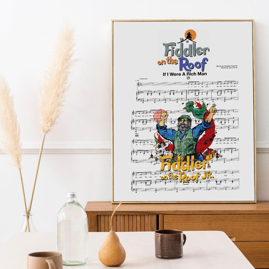 Fiddler on the roof - if i were a rich man fiddler on the roof Poster - 98types