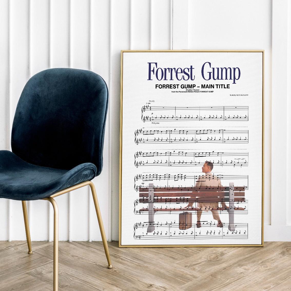 Forrest Gump - Alan Silvestri Theme Song Print - 98types