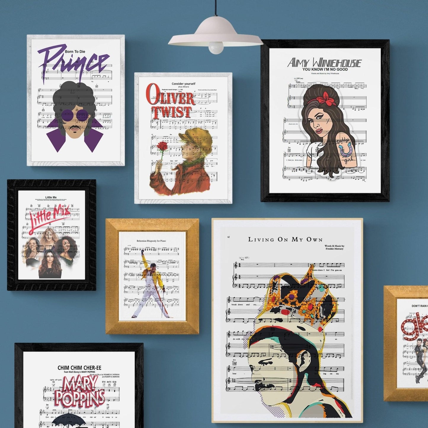 Freddie Mercury - Living On My Own Poster - 98types