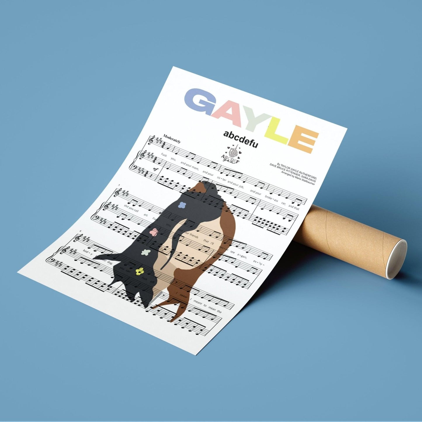 Gayle - Abcdefu Poster - 98types