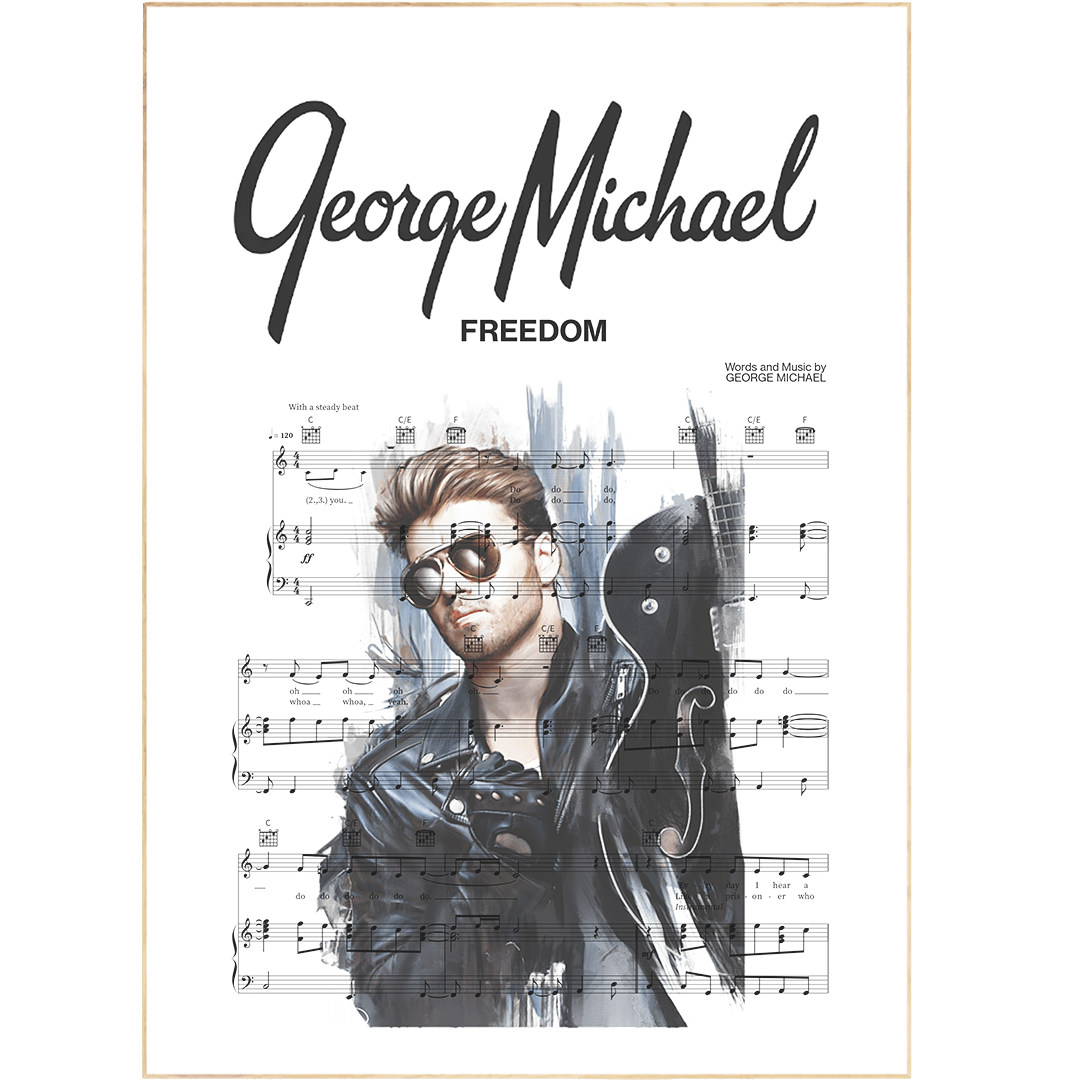 George Michael - Freedom Poster - 98types