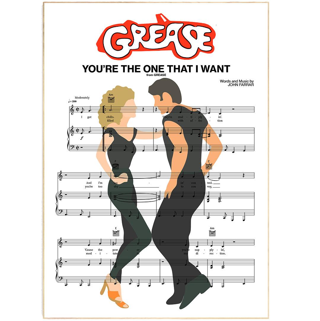 Grease - You're The One That I Want Poster - 98types