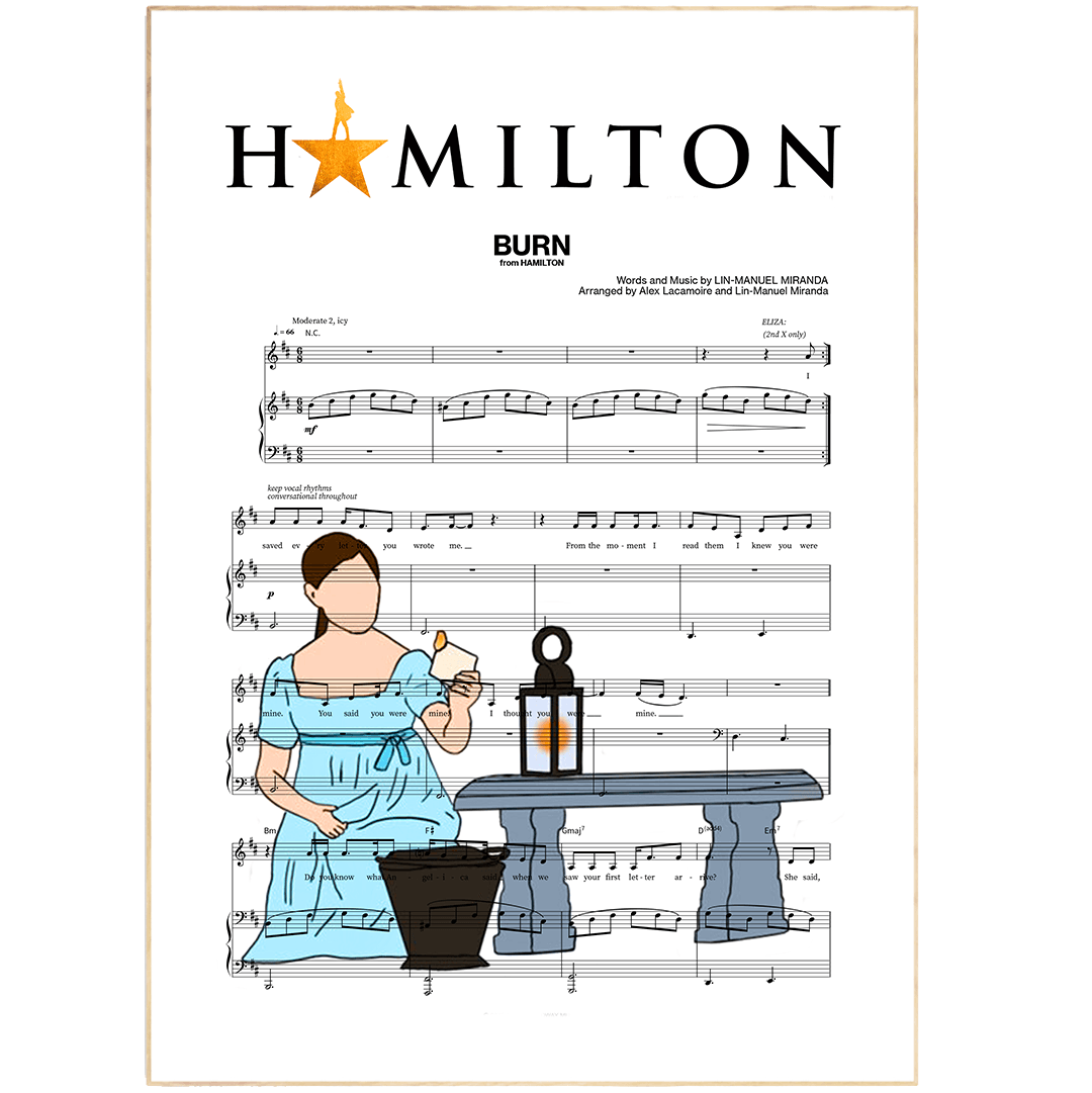 Hamilton - BURN Poster - 98types