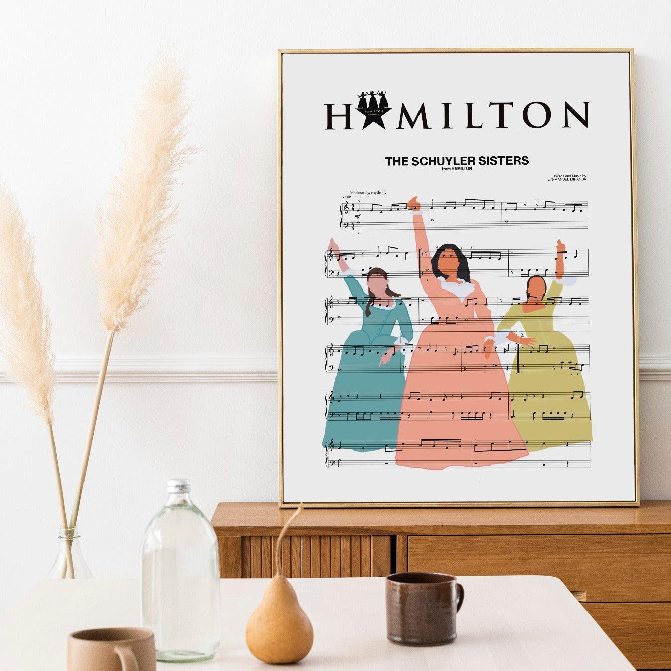 Hamilton - The Schuyler Sisters Poster - 98types