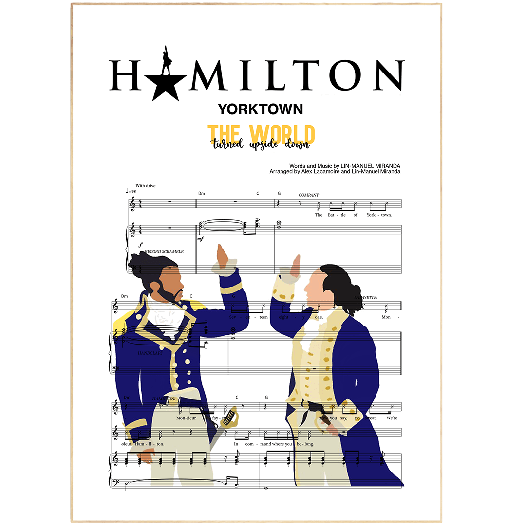 Hamilton - YORKTOWN Poster - 98types
