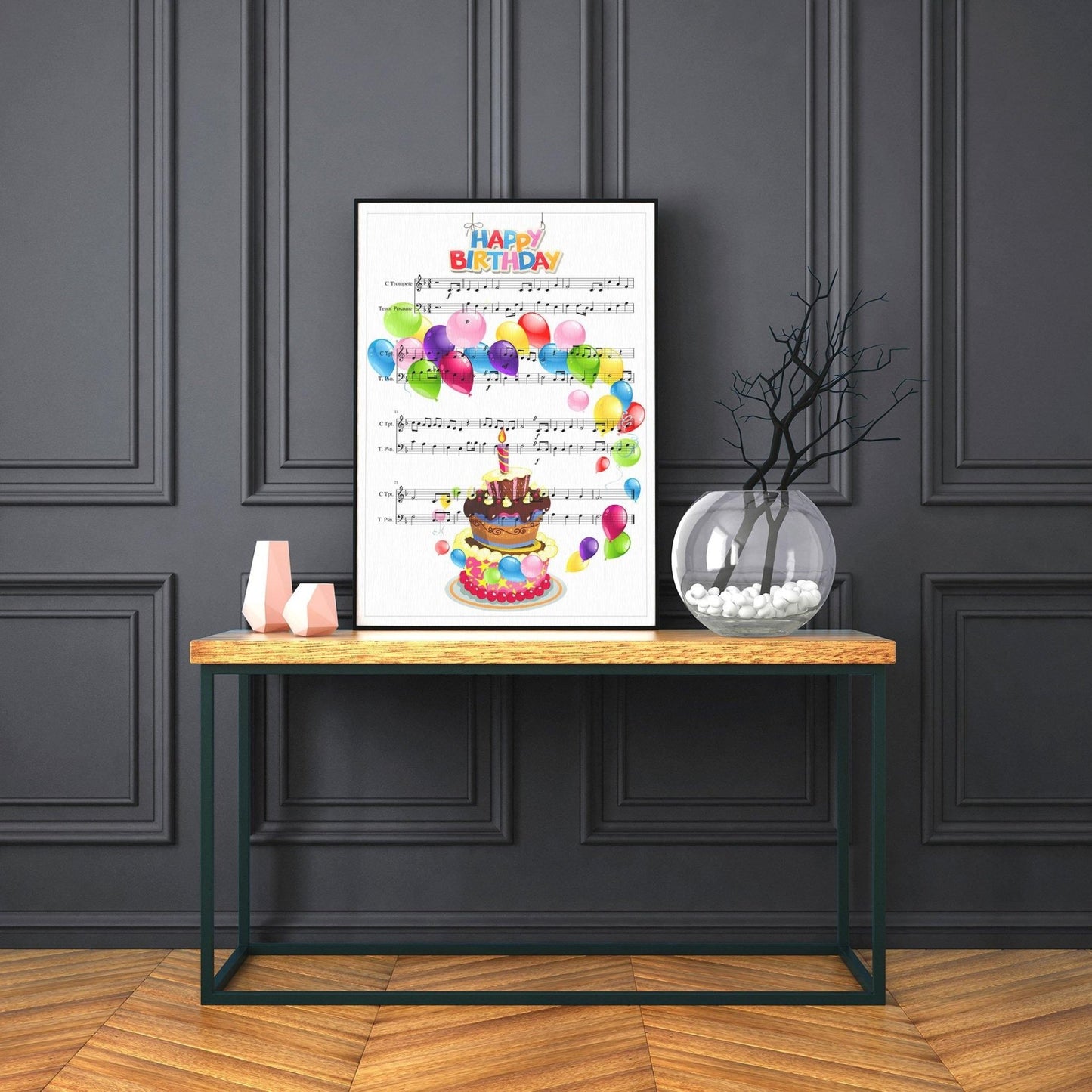 Happy Birthday Song Print | Sheet Music Wall Art - 98types