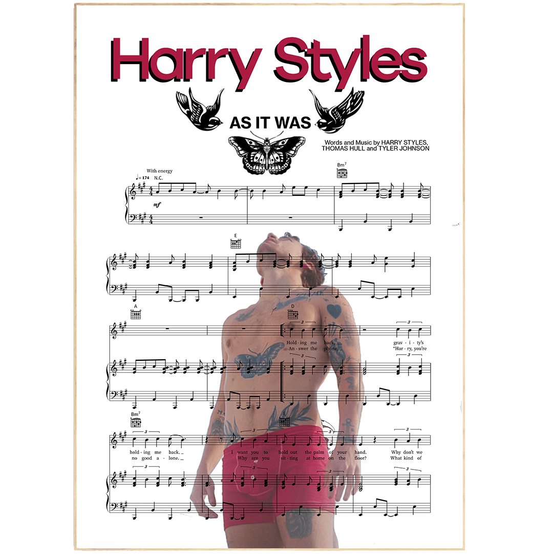 Harry Styles - As It Was Poster - 98types