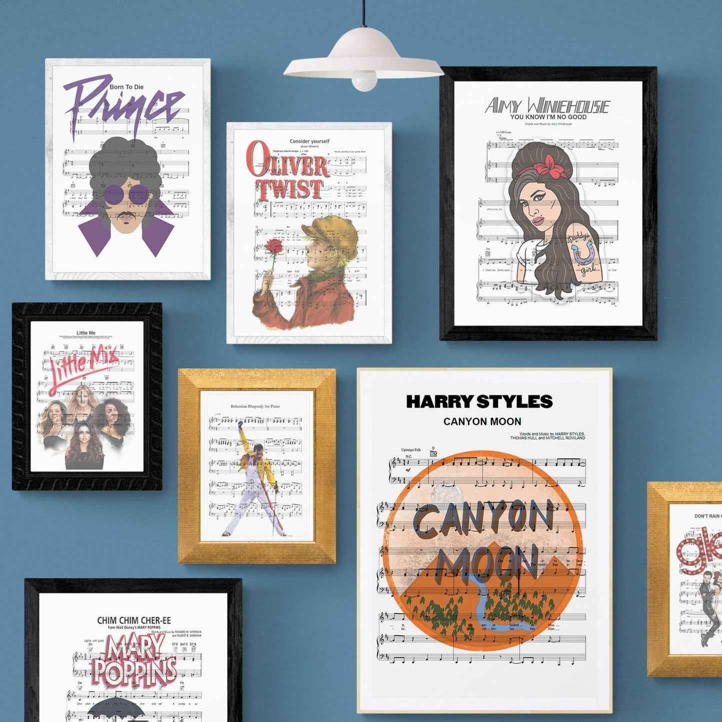 Harry Styles ~ Canyon Moon Song Lyric Print - 98types