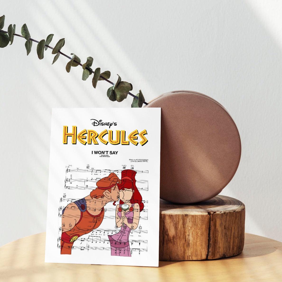 Hercules - I WON’T SAY Print - 98types