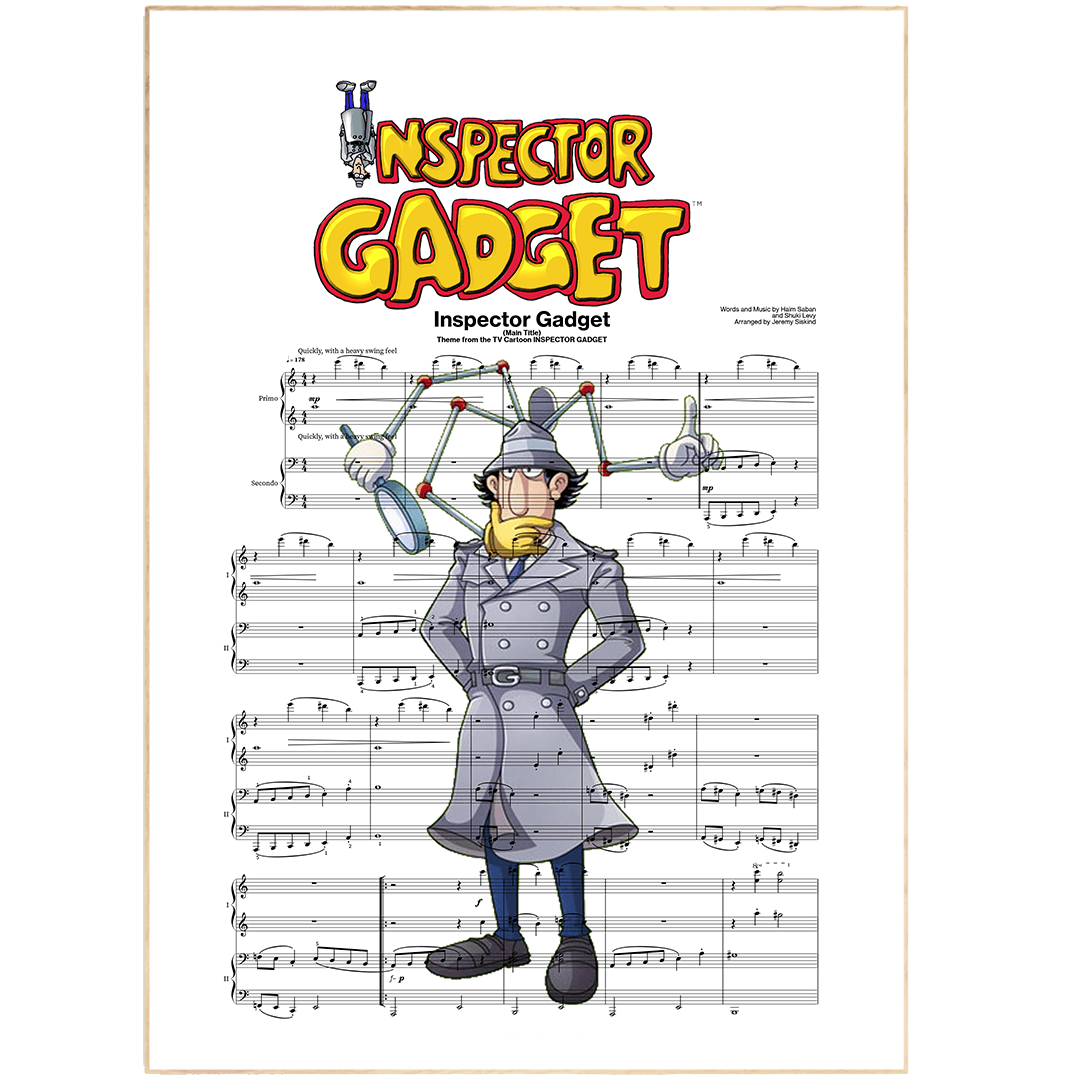 Inspector Gadget Main Theme Poster - 98types